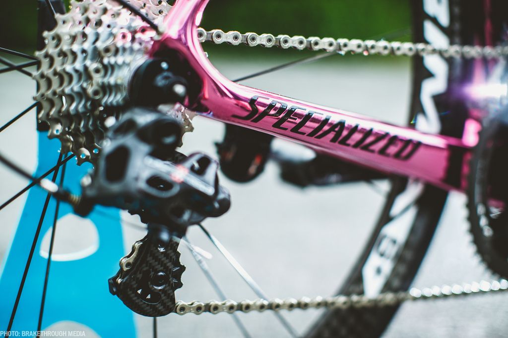 A clean cassette and chain and a glossy paint job certainly attract attention
