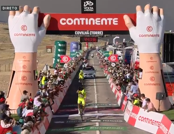 Mauricio Moreira vence a etapa 3 sobre o Alto da Torre na Volta de Portugal