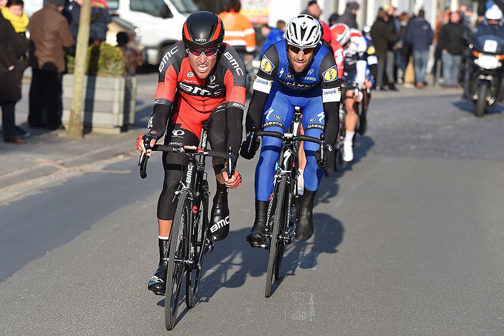 Greg Van Avemaet (BMC) was also in the chase at Kuurne-Brussel-Kuurne