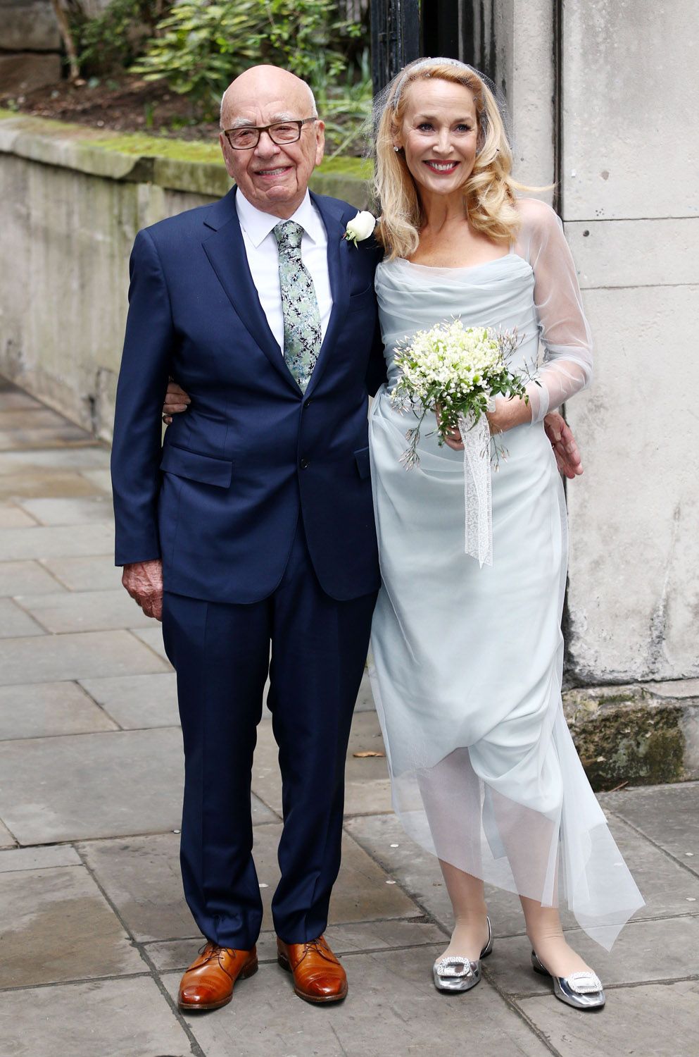 Jerry Hall Wedding Dress