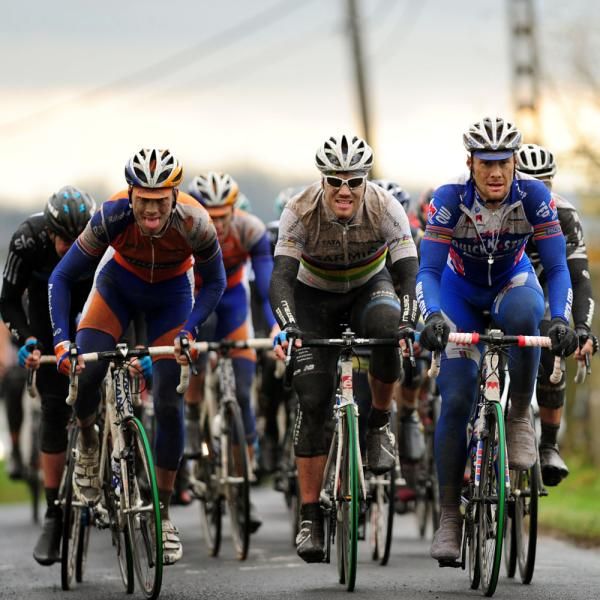 Boom, Hushovd and Boonen on the front