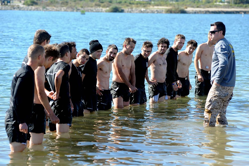Team Novo Nordisk got a 4 a.m. wake-up call to train with former US Nave SEALs