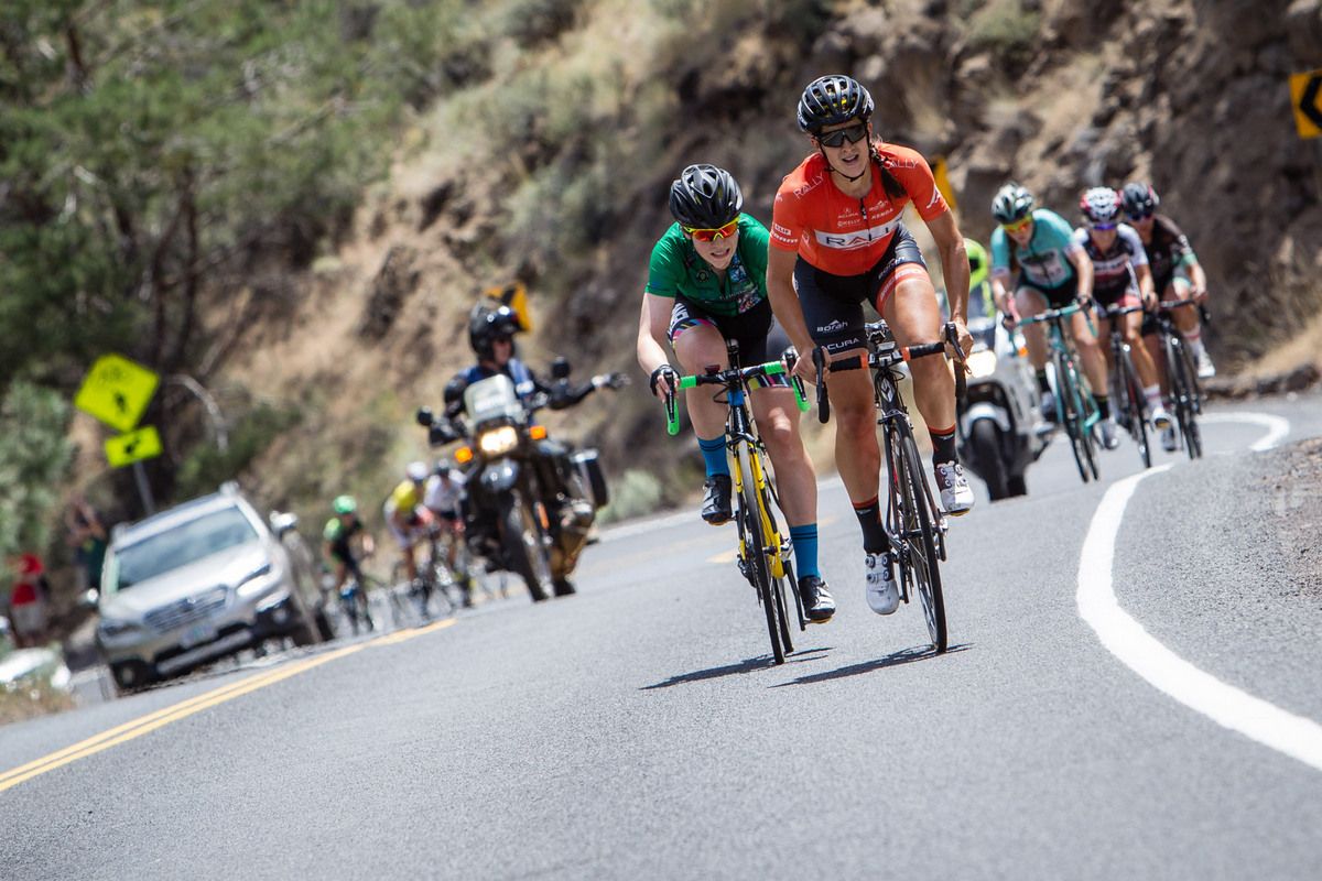 Sarah Bergen (Rally) attacks on the Archie Briggs climb
