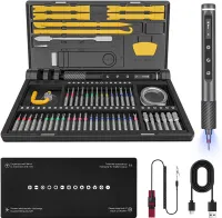 TanSon Precision Electric Screwdriver, 71-in-1 cordless rechargeable 3.7V portable repair tool set TanSon Precision Electric Screwdriver, 71-in-1 cordless rechargeable 3.7V portable repair tool set