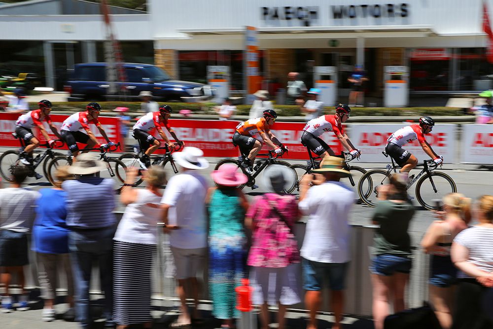 Lotto Soudal lead the peloton