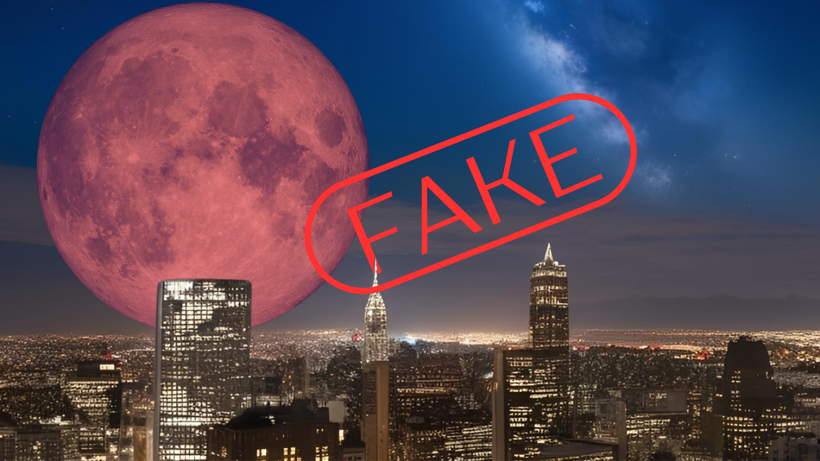 How to spot fake images of the 'Blood Worm Moon' total lunar eclipse