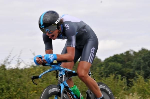 Thomas L&ouml;vkvist (Sky) finished in ninth place, 1:33 down on compatriot Larsson.