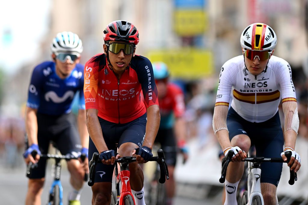 Egan Bernal Carlos Rodriguez