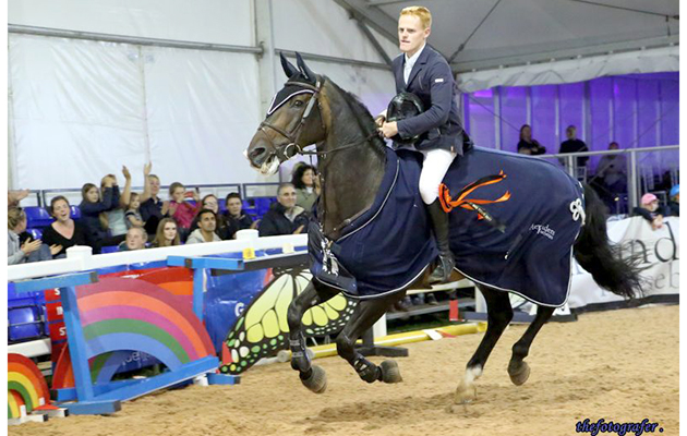 James Smith Riding Bolton Gate Ben 1.45m Big Tour PRES2265