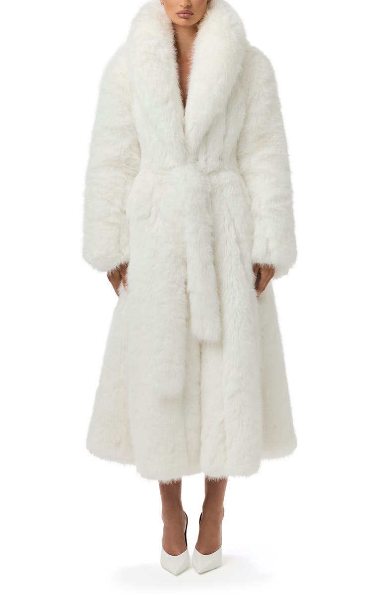 Pelted Faux Fur Coat