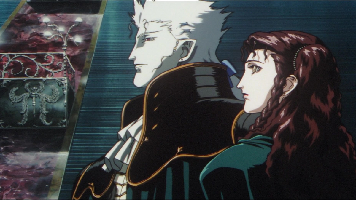 A still from the anime film Vampire Hunter D: Bloodlust