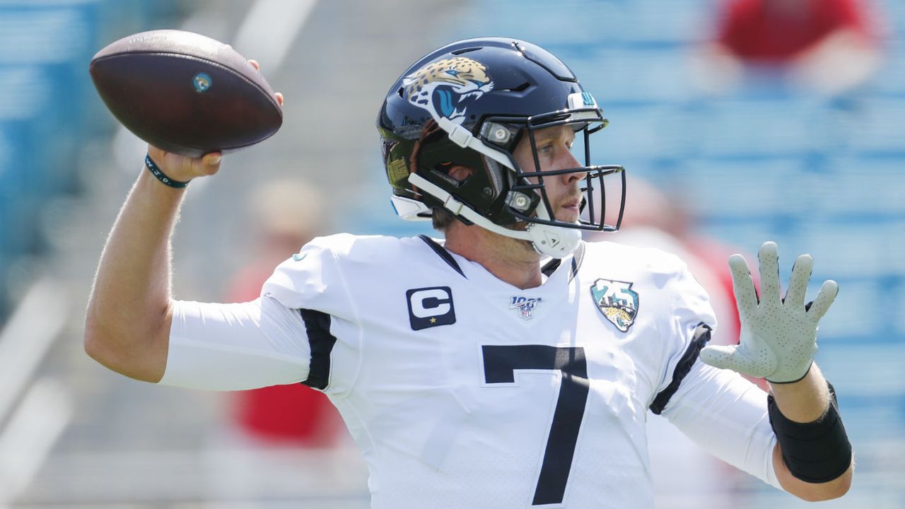 Nick Foles is the quarterback for the Jacksonville Jaguars NFL team 