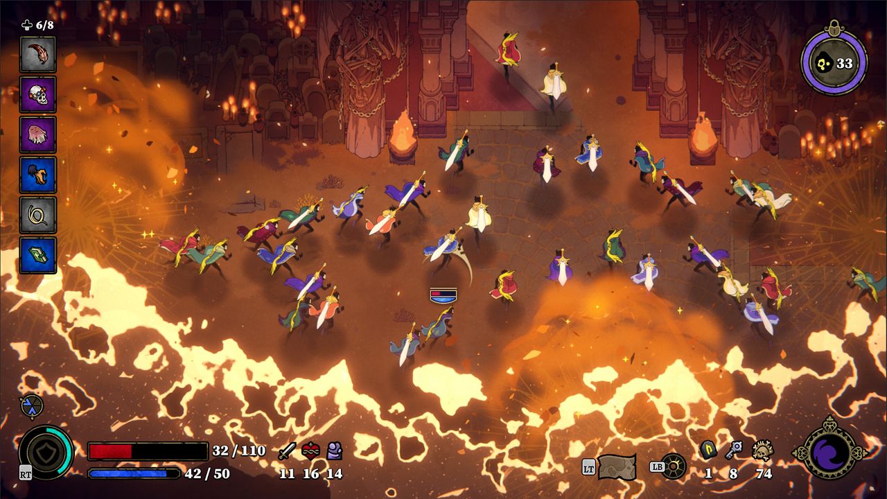 33 Immortals promotional gameplay screenshots.