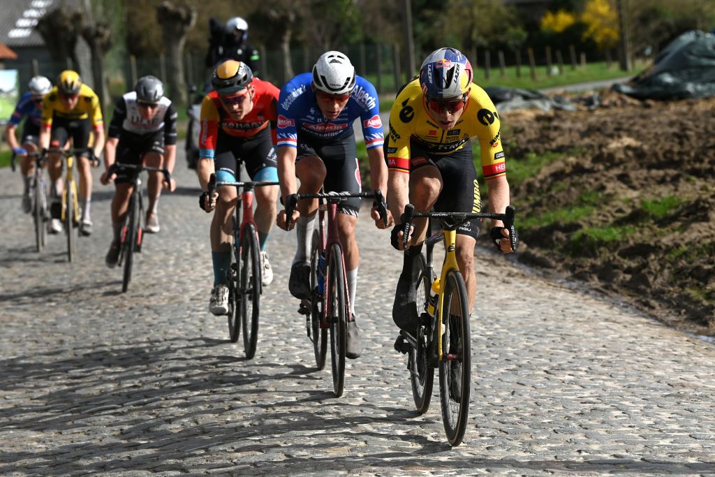 HARELBEKE BELGIUM MARCH 24 Sren Kragh Andersen of Denmark and Team AlpecinDeceuninck competes during the 66th E3 Saxo Bank Classic Harelbeke 2023 a 2041km one day race from Harelbeke to Harelbeke on UCIWT March 24 2023 in Harelbeke Belgium Photo by Tim de WaeleGetty Images