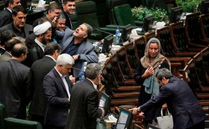 Iranian members of parliament in early 2017