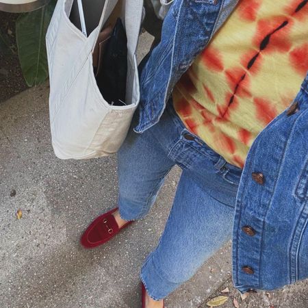 Brooke Ely Danielson carrying the LL Bean Boat and Tote
