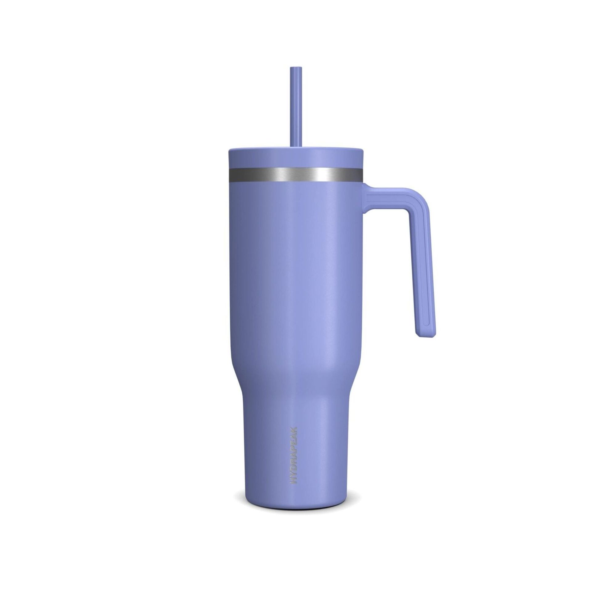 Mug Hydrapeak Voyager 40 oz dengan pegangan dan tutup jerami