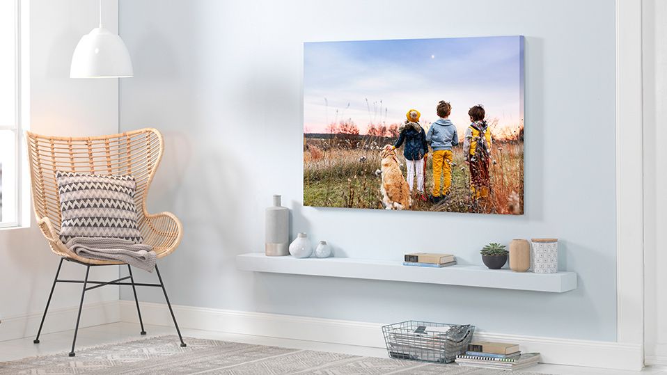 Easy Canvas Prints Wall Hanging System Because They re Fabric Wall 
