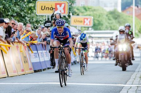 US road champion Megan Guarnier (Boels-Dolmans) wins stage 1 of Ladies Tour of Norway