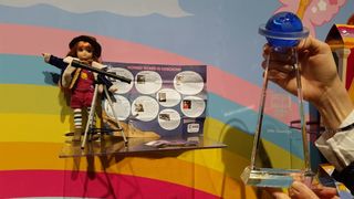 Arklu's Stargazer Lottie doll teaches young girls about famous women in astronomy through the ages.