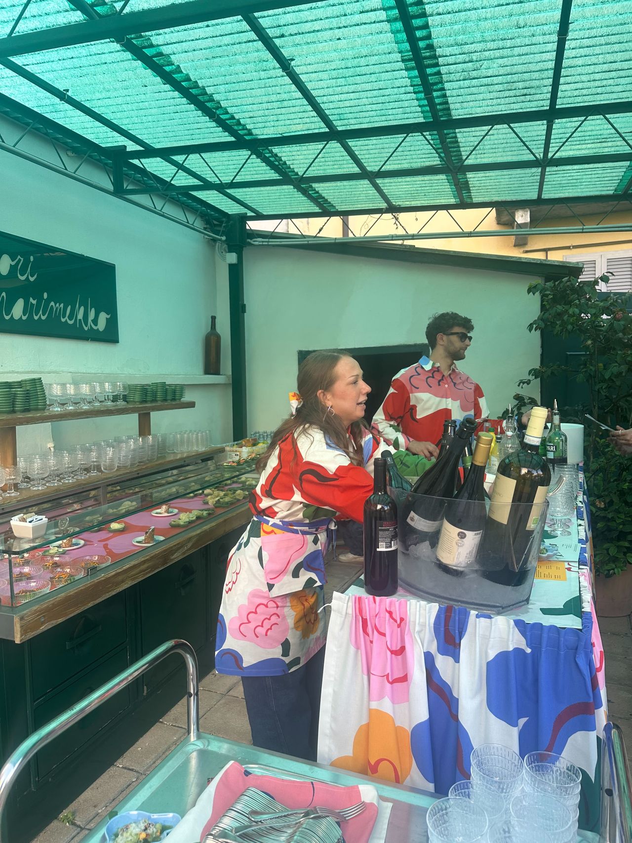 Aperitivo and Finnish flowers with Marimekko