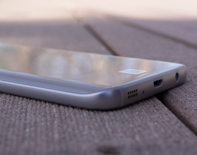 Samsung Galaxy S7 image: Samsung elected to stick with a basic micro-USB charging port.
