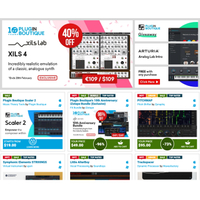 Plugin Boutique: Save up to 96% on software