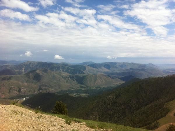 Beautiful views from the race courses in Sun Valley, Idaho