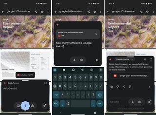Gemini was spotted rolling out its "Ask about PDF" button in its overlay.