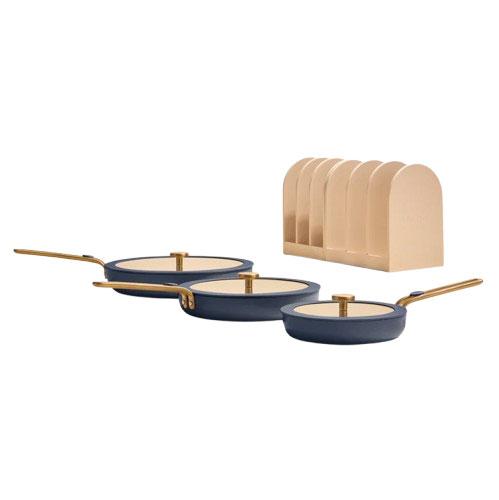 Essentials Pan Trio in Blue Salt