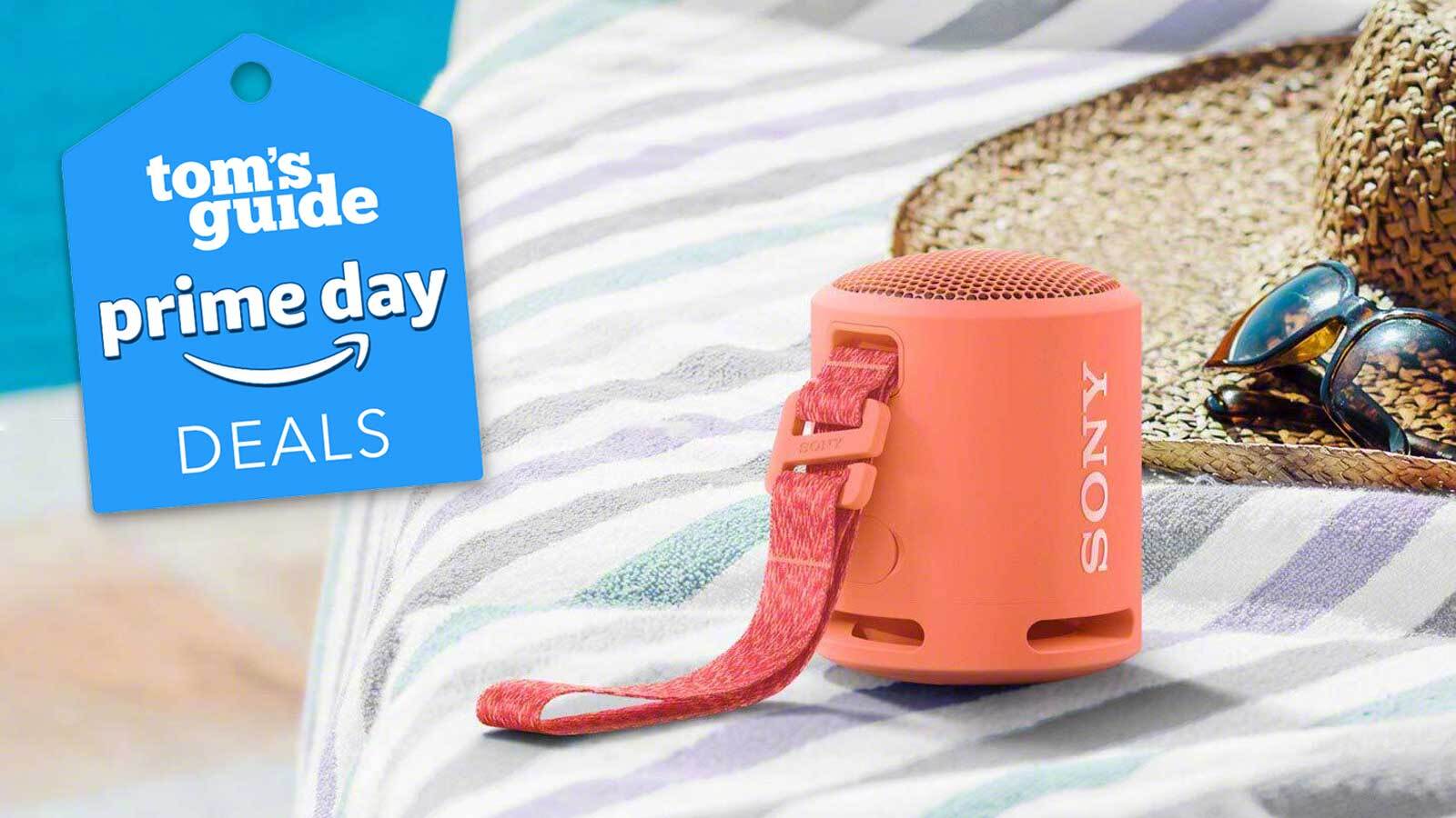 Image of Sony Bluetooth Portable Speaker with Prime Day tag