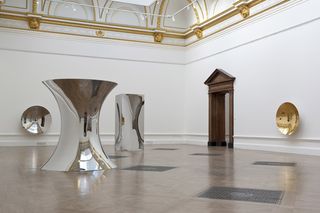 Artworks shown installed at the Royal Academy in 2009.