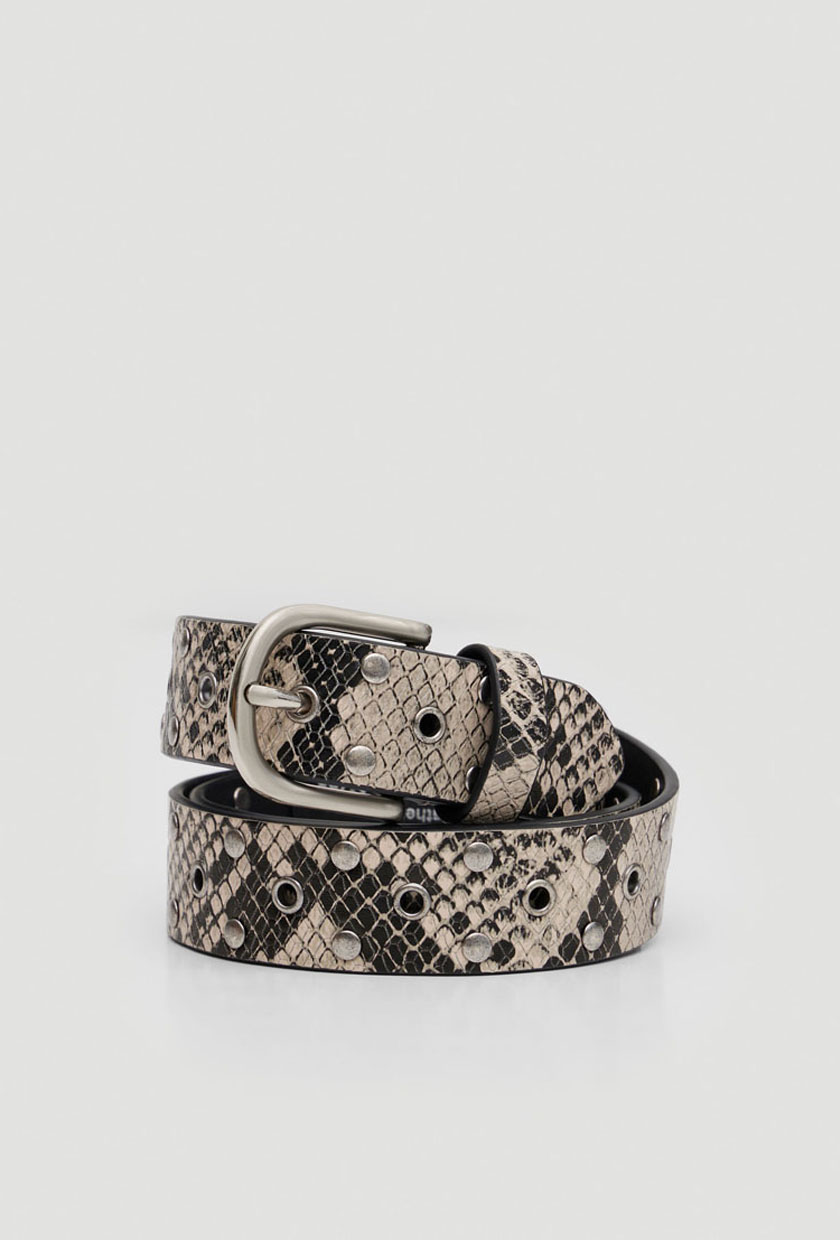 Eyelet Leather Belt