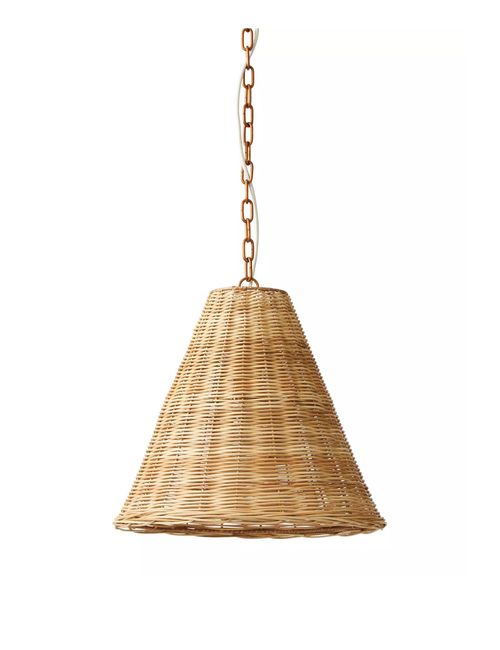 Santa Barbara Rattan Taper Pendant