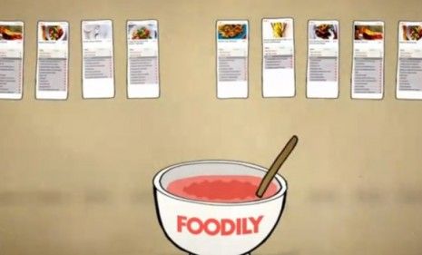 Foodily uses social networking to help users find recipes that they and their friends might like.