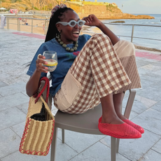 best beaded necklaces summer jewellery checked trousers denim shirts