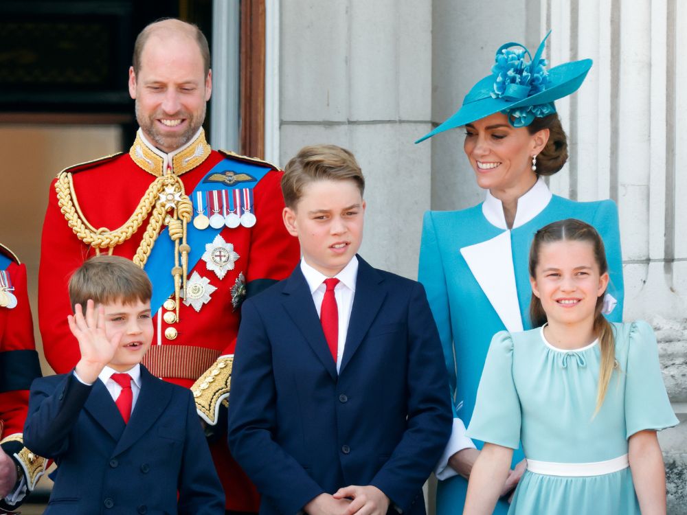 The Wales family attend Trooping the Colour