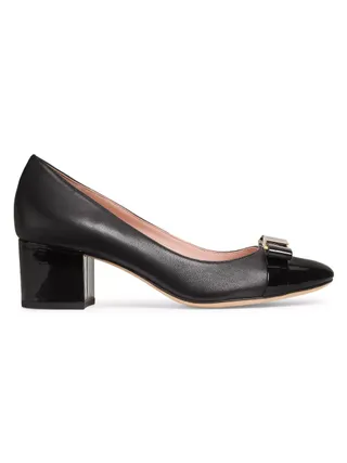 Bowdie Leather Pumps