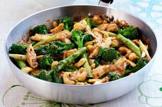 Low carb chicken with black bean sauce