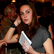Kate Middleton attends the book launch party of 'Time To Reflect' by photographer Alistair Morrison on November 28, 2007
