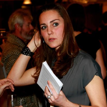 Kate Middleton attends the book launch party of 'Time To Reflect' by photographer Alistair Morrison on November 28, 2007