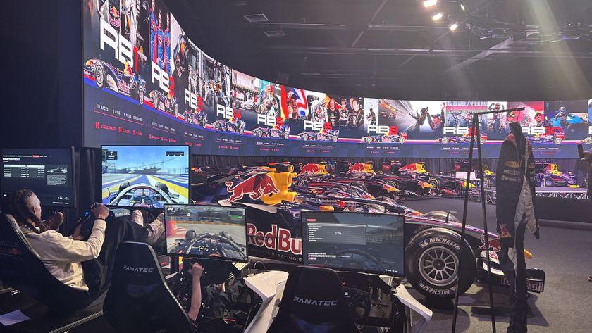 Sim racing at Red Bull HQ