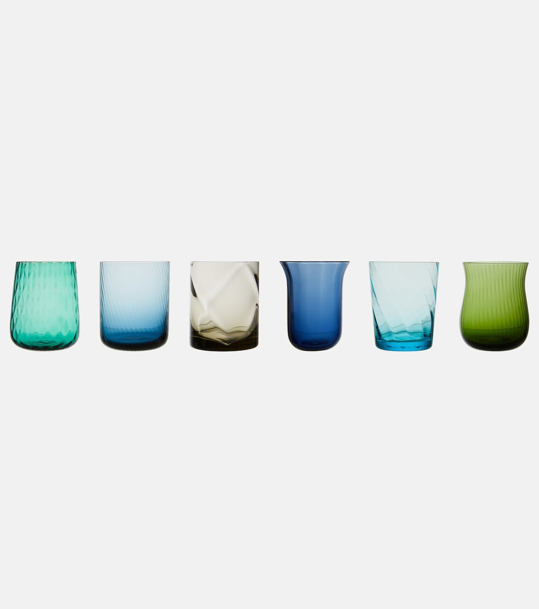 Set of 6 Glass Tumblers