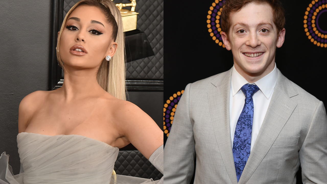 Ariana Grande and Ethan Slater