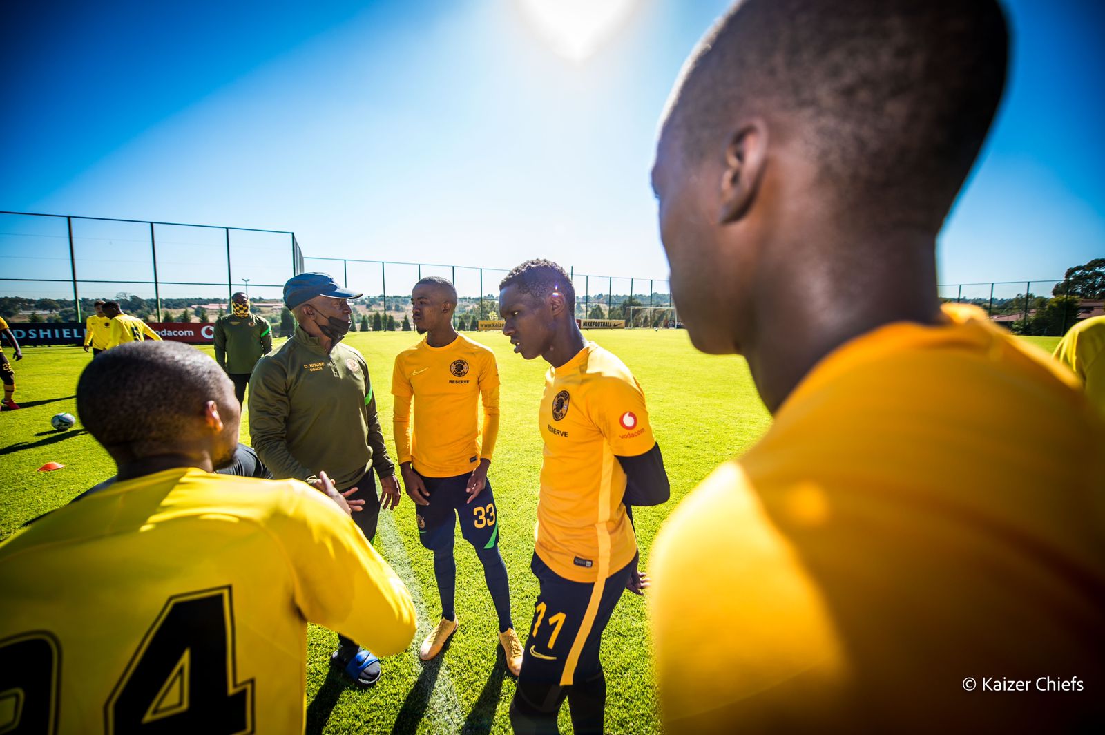 Kaizer Chiefs training session