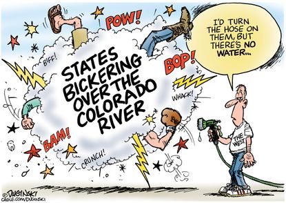 Political cartoon