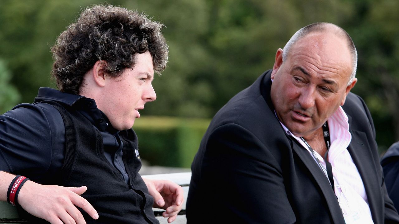 Rory McIlroy with his former manager Chubby Chandler