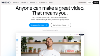 Online video maker Veed in use