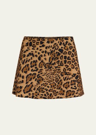 Ava Jaguar A-Line Mini Skirt