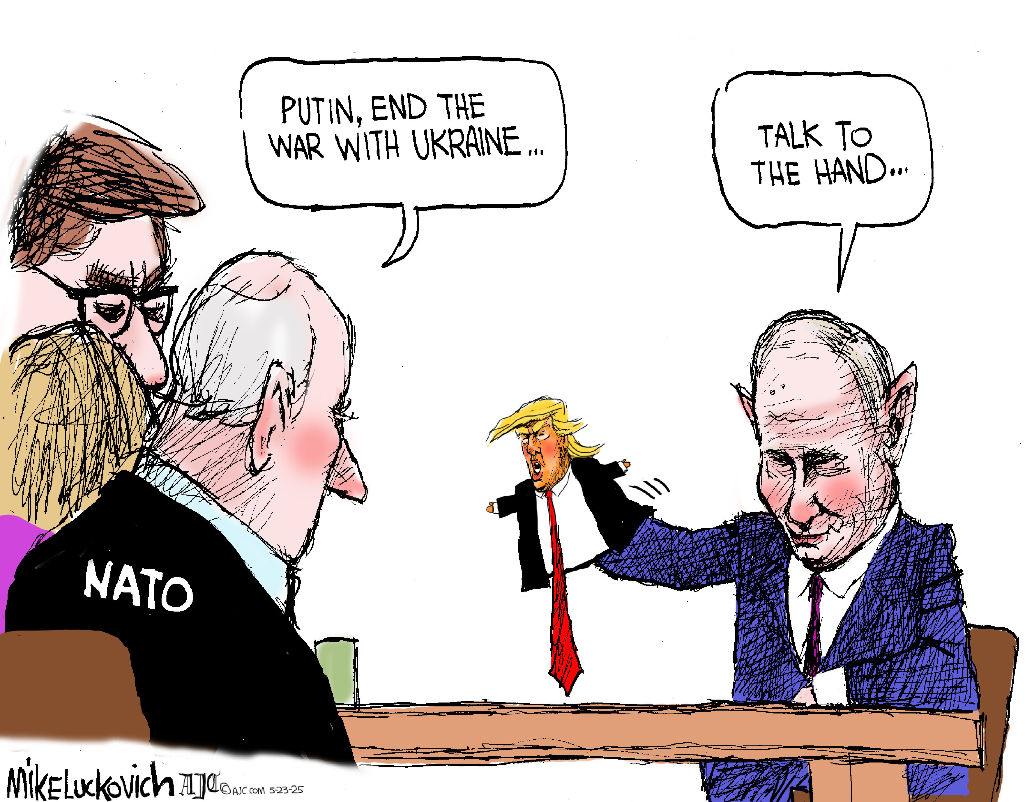 Political cartoon